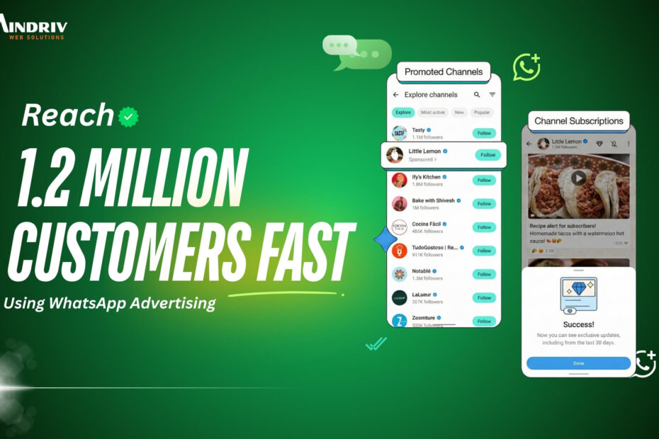 Reach 1.2 Million Customers Fast Using WhatsApp Advertising
