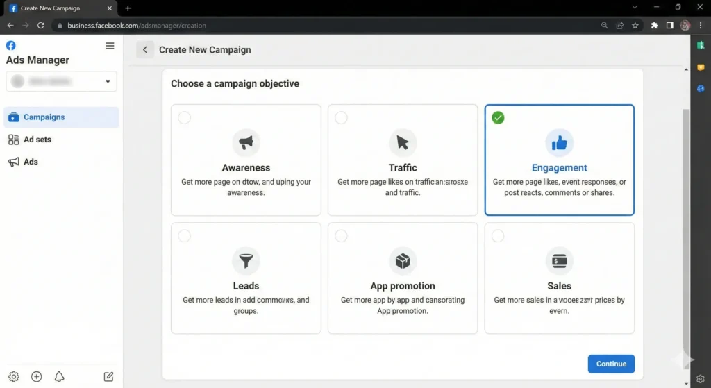 guiding Image for whatsapp marketing in ad manager
